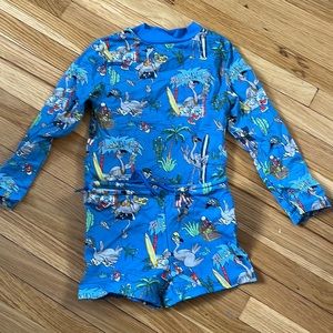 Stella McCartney boys 2 piece bathing suit set size 2Y